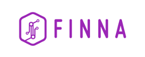 violetti Finna-tunnus, vaakasuuntainen